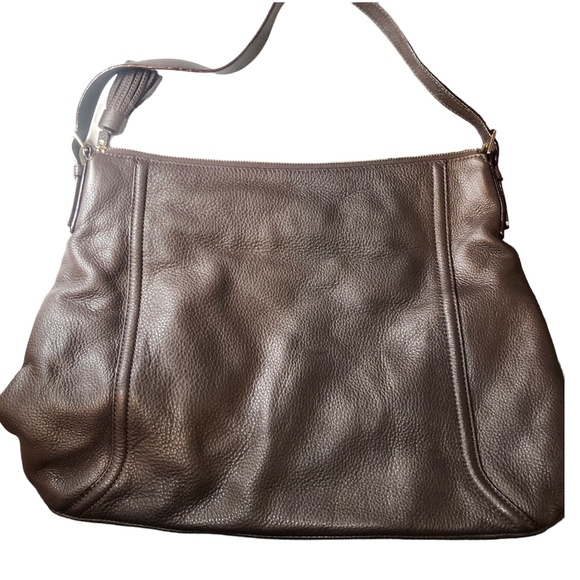 Kate Spade || NWOT || Dark Brown Large Shoulder Bag w/ Dustbag - Picture 2 of 13